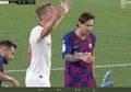 VIDEO - Termakan Emosi Tapi Kebal Kartu Kuning, Messi Dorong Bek Sevilla Sampai Terjungkal!
