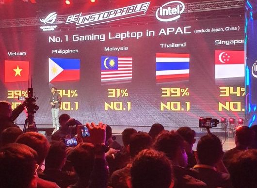 Asus ROG menjadi laptop gaming nomer satu di beberapa negara asean.