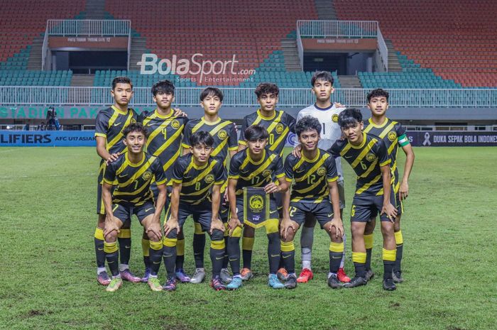 Skuad timnas U-17 Malaysia 