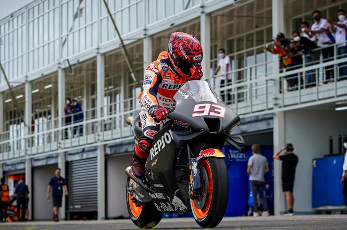 Enggak main-main, penggemar Marc Marquez booking satu tribun Sirkuit Mandalika jelang MotoGP Indonesia 2022