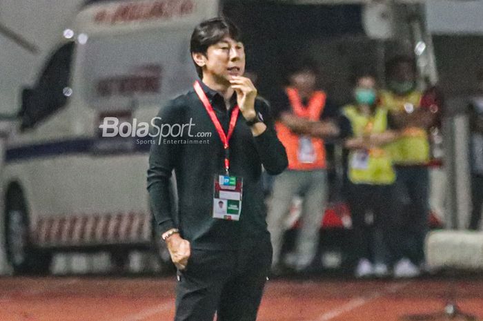 Pelatih timnas Indonesia, Shin Tae-yong angkat bicara soal kondisi skuad merah putih
