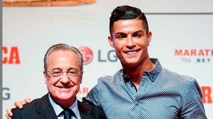 Presiden Real Madrid, Florentino Perez memilki koneksi dengan Cristiano Ronaldo