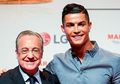 Video - Momen Canggung Florentino Perez Beri Ciuman untuk Cristiano Ronaldo