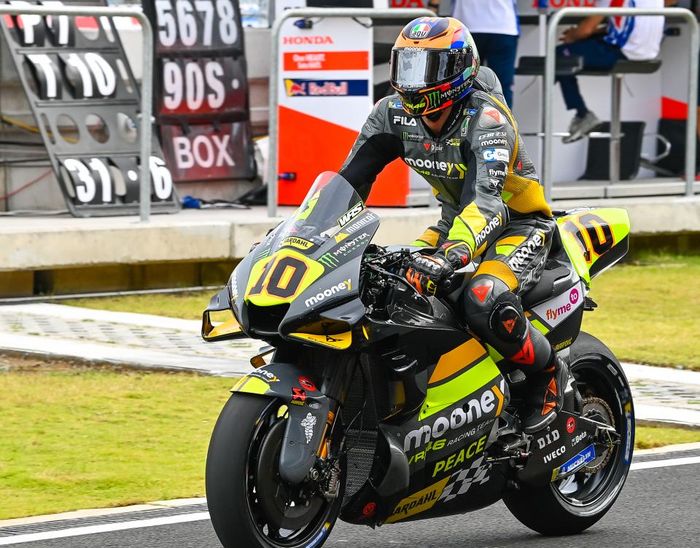 Dikemas dalam kondisi basah, Luca Marini mungkin harus membuang baju balap dan sarung tangannya di MotoGP Argentina 2022