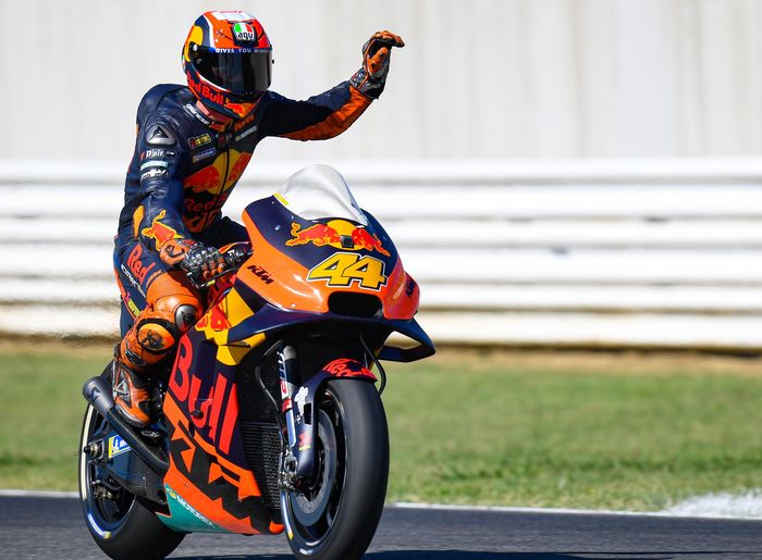 Pembalap KTM Red Bull, Pol Espargaro merasa bangga berhasil meraih posisi kedua pada kualfikasi MotoGP San Marino 2019