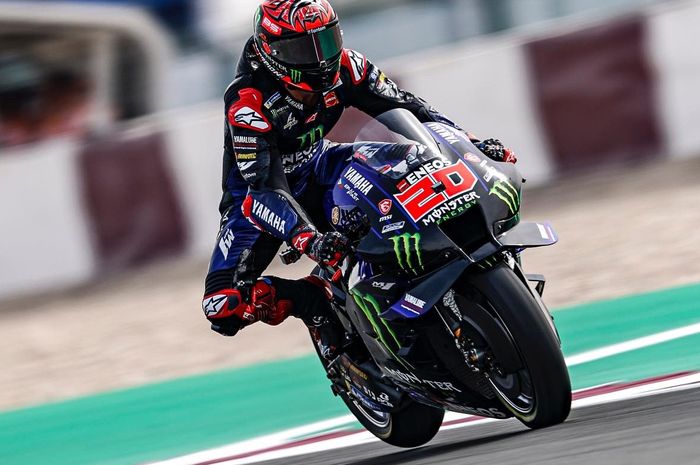 Fabio Quartararo bawa Yamaha unjuk gigi, sementara Marc Marquez mengalami crash di FP2 MotoGP Indonesia 2022