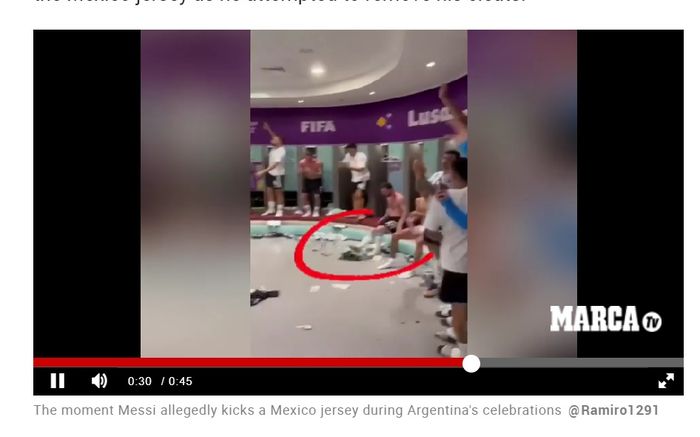 Momen di ruang ganti Timnas Argentina yang membuat petinju Meksiko geram