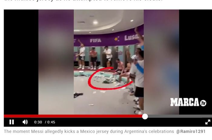 Momen di ruang ganti Timnas Argentina yang membuat petinju Meksiko geram