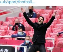 Arsenal Disenggol Man United, Arteta: Ini Adalah Sebuah Penyesalan!