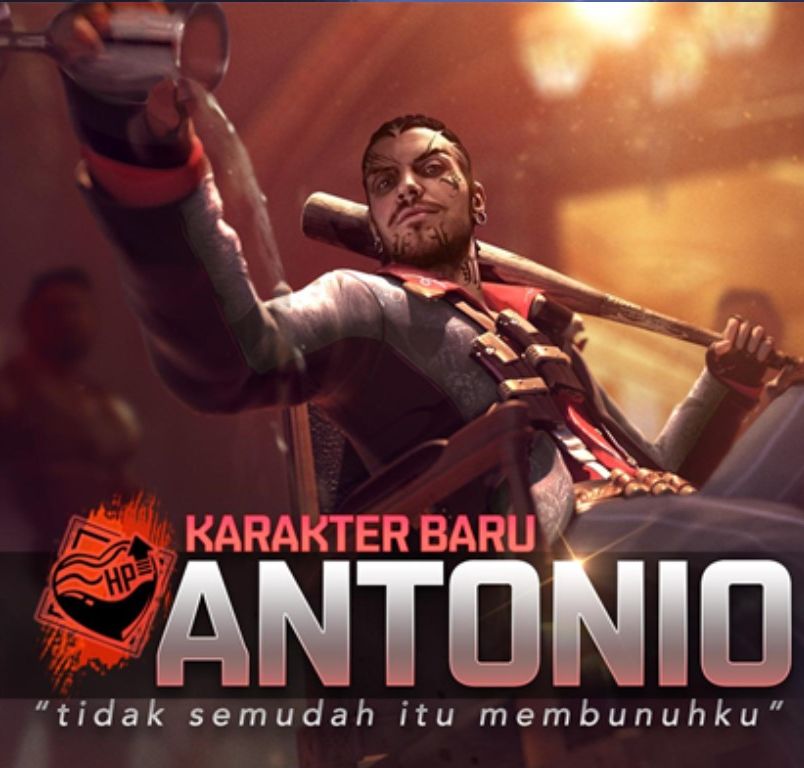 Update Free Fire karakter baru Antonio