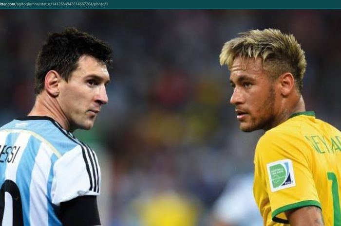 Pertemuan antara Lionel Messi dan Neymar bakal tersaji di final Copa America 2021.