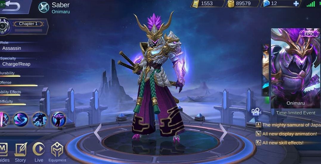 Skin Epic Saber 