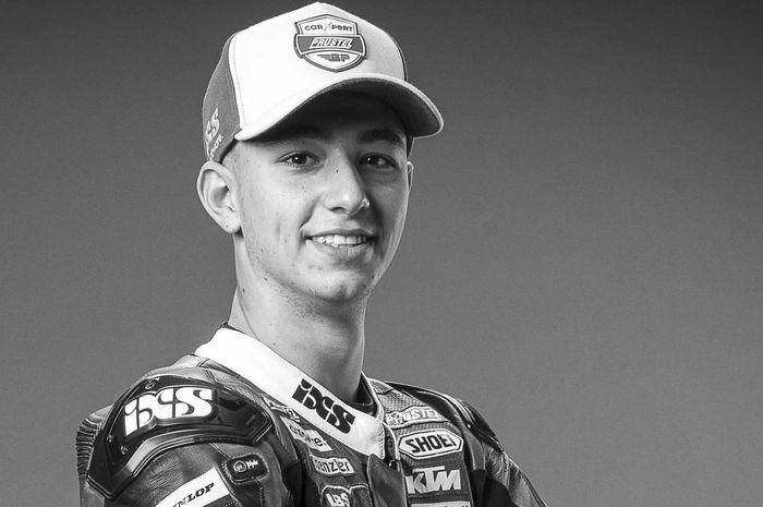 Jason Dupasquier, meninggal dunia akibat sebuah insiden pada kualifikasi Moto3 Italia 2021, Sabtu (29/5/2021).