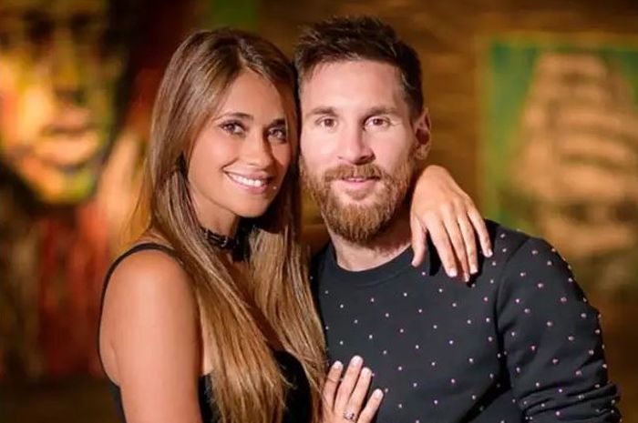 Lionel Messi dan Antonella Rocuzzo