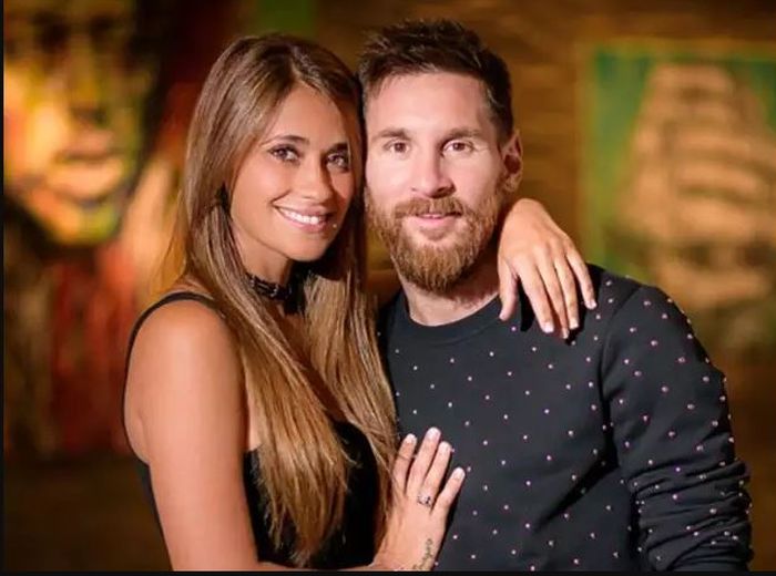 Lionel Messi dan Antonella Rocuzzo