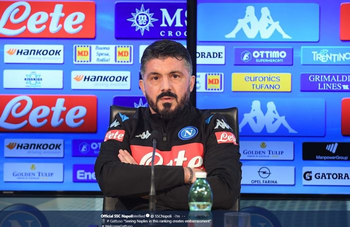 Napoli secara resmi menunjuk Gennaro Gattuso sebagai pelatih kepala pada Rabu (11/12/2019) atau Kamis dini hari WIB.