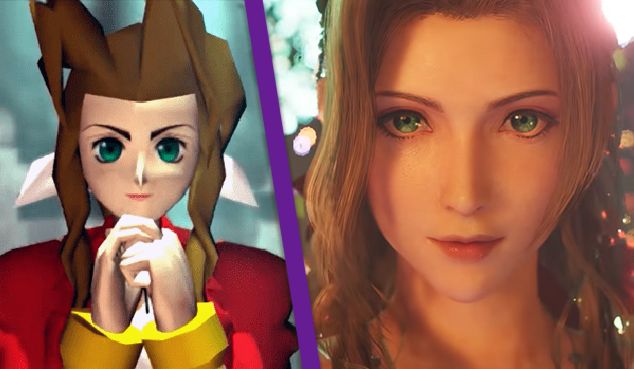 Aerith Gainsborough dulu dan sekarang