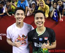 French Open 2021 - Ginting & Jojo Absen dan Langsung ke Bali