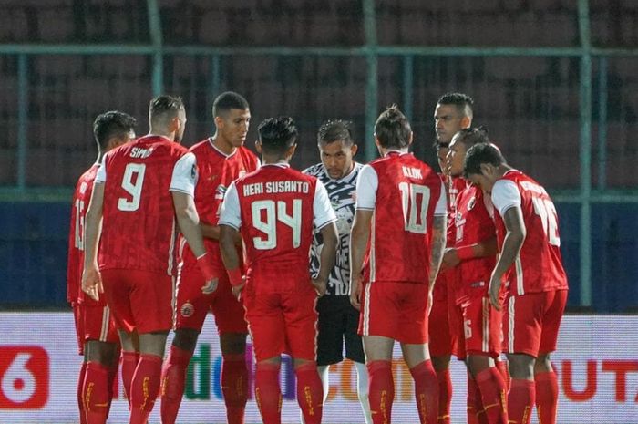 Skuad Persija Jakarta di Piala Menpora 2021.