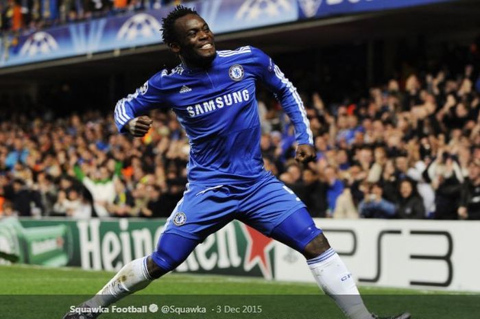 Michael Essien saat di Chelsea.