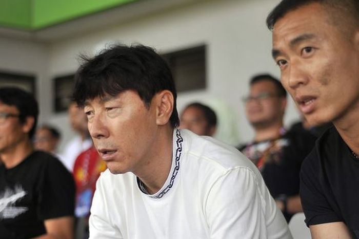 Shin Tae Yong, pelatih Timnas Indonesia.