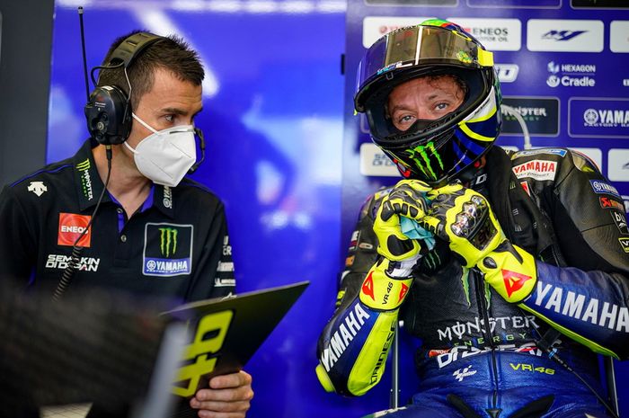 Valentino Rossi melakukan tes di sirkuit Jerez, persiapan menjelang seri perdana MotoGP 2020 di MotoGP Spanyol