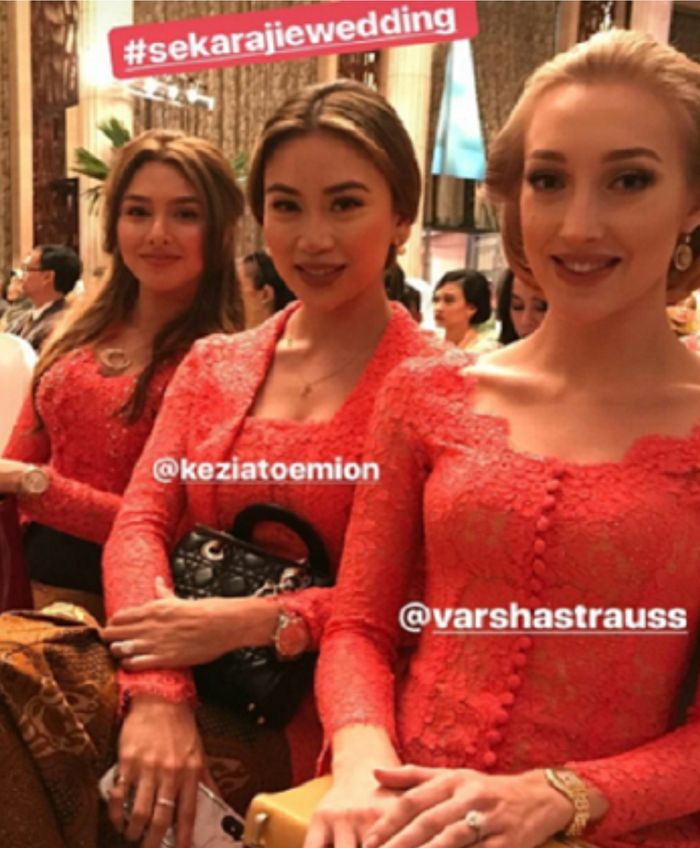 Potret akrab Varsha Strauss dan keluarga cendana