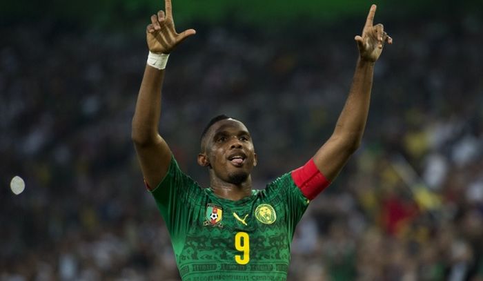 Pemain Kamerun, Samuel Eto'o, secara resmi gantung sepatu pada Jumat (6/9/2019)