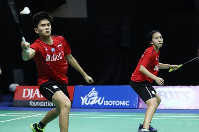 Pasangan ganda campuran Indonesia di PBSI Home Tournament, Adnan Maulana/Mychelle Crhystine Bandaso.