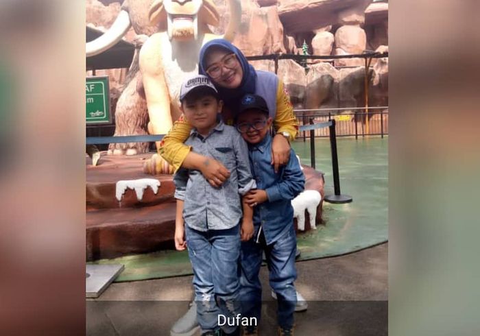 Kebersamaan Daus Mini dengan Shelvie dan anaknya
