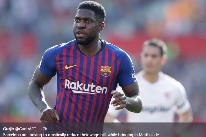 Bek tengah Barcelona, Samuel Umtiti