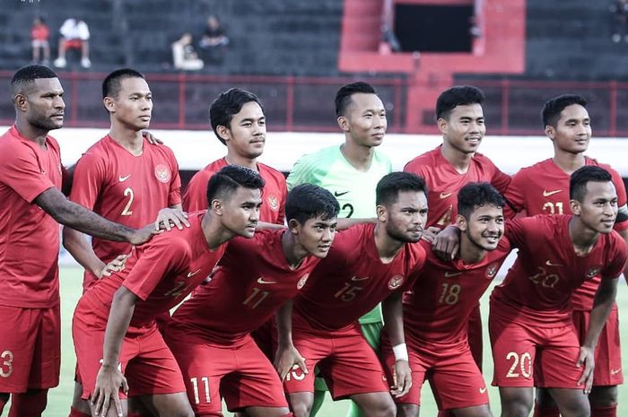 Skuat timnas U-23 Indonesia dalam persiapan menuju kualifikasi Piala Asia U-23 2020.
