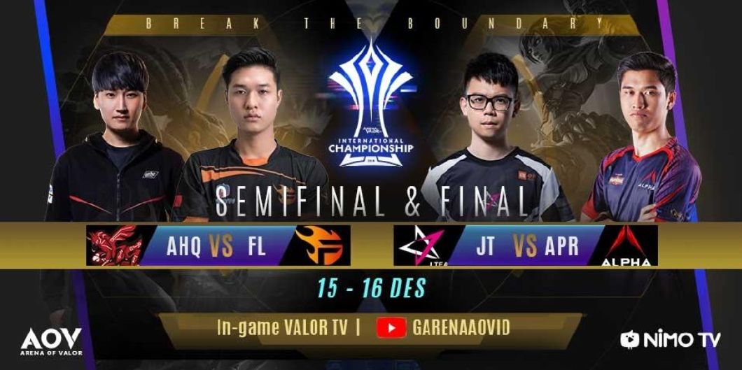 AOV International Championship 2018 masuki puncak pertandingan di akhir pekan ini