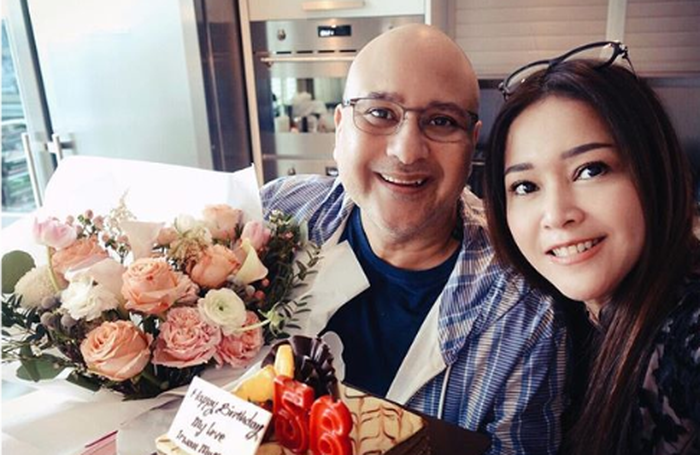 Kejutan ulang tahun sederhana nan romantis dari Maia Estianty untuk sang suami