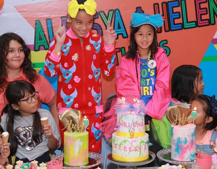 Aleesya dan temannya berulang tahun