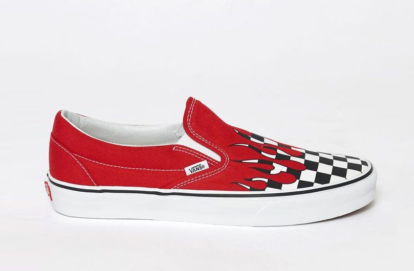 Vans Checker Flame Slip-On