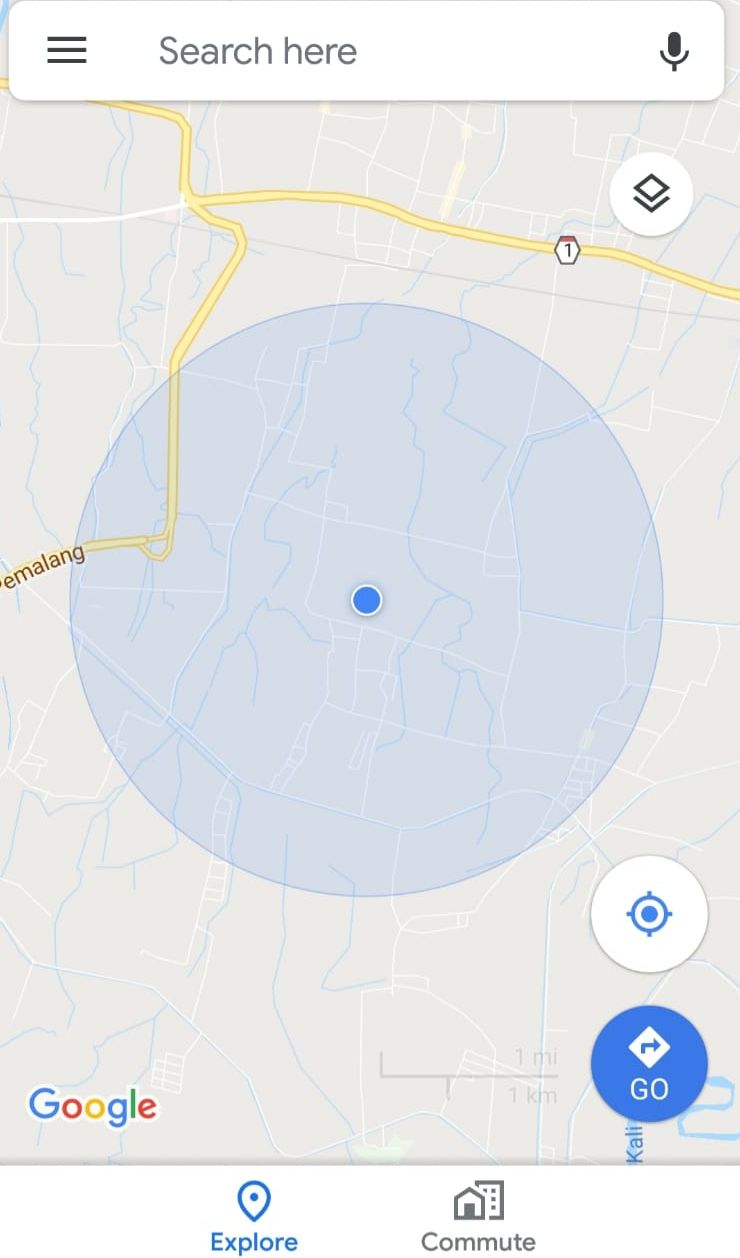 Ruas tol Pemalang-Semarang yang belum muncul di Google Maps