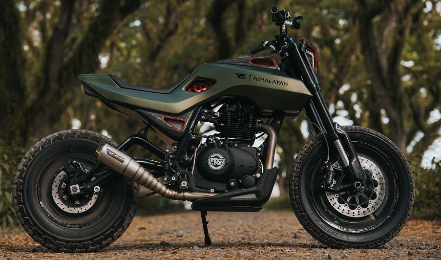 Ngeri ngeri Sedap Royal Enfield Dimodif Stealth Fighter Anti