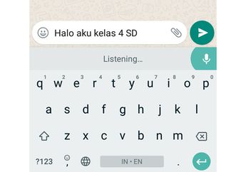 Tak Perlu Mengetik, Kita Bisa Menulis Pesan dengan Suara di WhatsApp