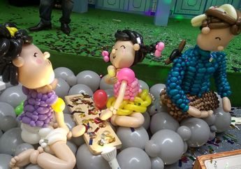Keren, Ada Pameran Kreasi Balon yang Mewakili 4 Budaya Indonesia, lo!