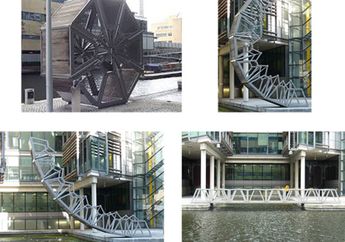 Unik, Jembatan Rolling Bridge di London Ini Bisa Digulung!
