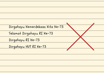 Sering Salah, Inilah Penempatan Kata Dirgahayu yang Benar