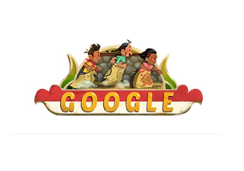 Ada Lomba Balap Karung di Google Doodle Hari Ini, Apa Makna Lomba Ini?