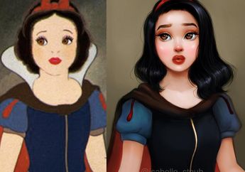 Begini Jadinya Jika Disney Princess Digambar Ulang dengan Ilustrasi yang Lebih Modern