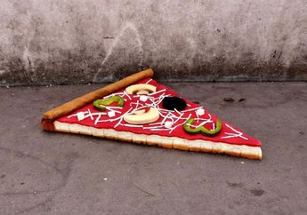 Keren! Seorang Seniman Mengubah Kasur Bekas Menjadi Berbentuk Makanan