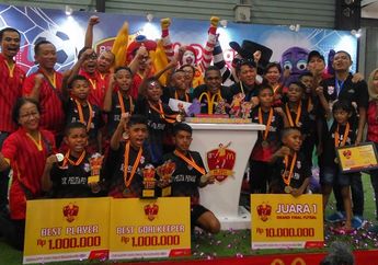 Tim Juara 1 MJFC 2018, Beranggotakan Anak-anak yang Berangkat dari Keterbatasan Namun Gigih Jadi Juara Futsal!