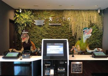 Hotel Ini Pegawainya Robot Dinosaurus, lo! Seperti Jurrasic Park, deh!