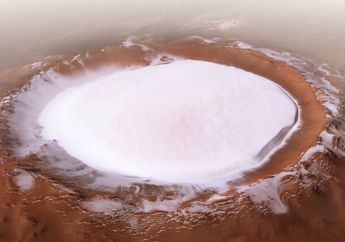 Di Planet Mars Ada Kawah yang Dipenuhi dengan Es yang Tidak Meleleh!