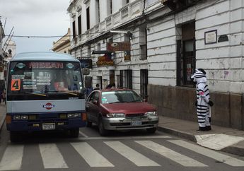 Di Kota Ini, Ada Zebra yang Mengatur Lalu Lintas di Jalan yang Padat, lo!