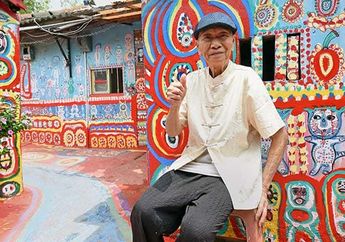 Wah, Kakek Pelangi Membuat Tempat Terbengkalai Menjadi Indah!